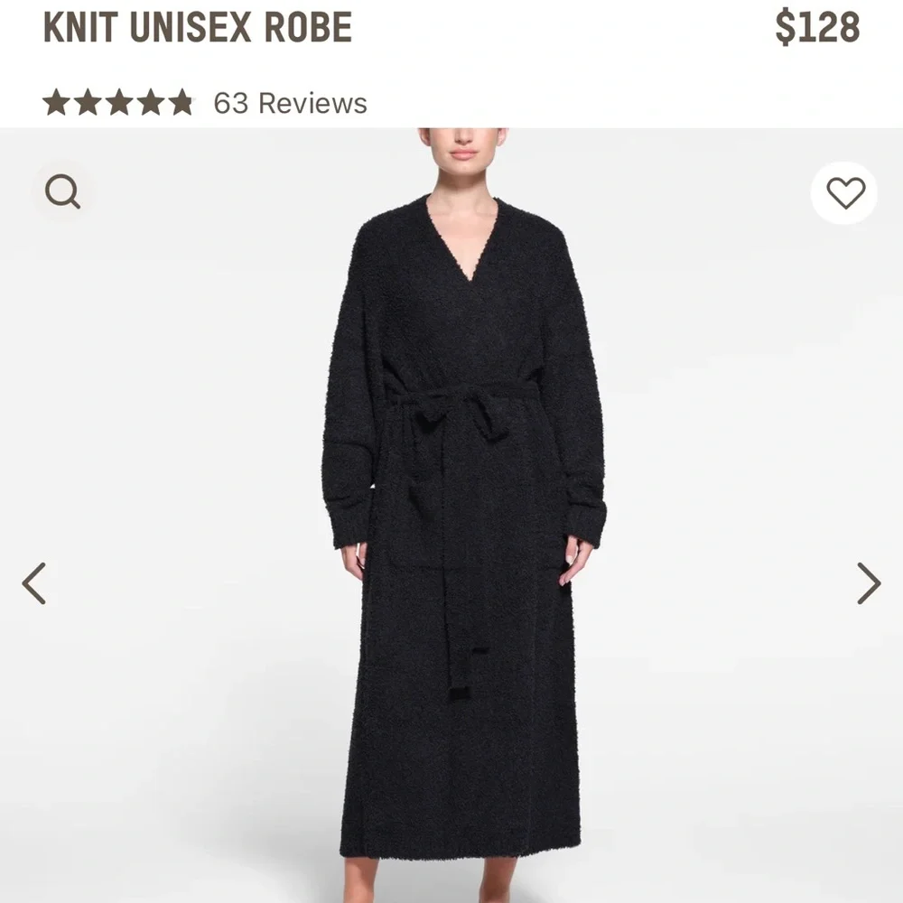 Grey Skims Robe - Picture 2 of 4